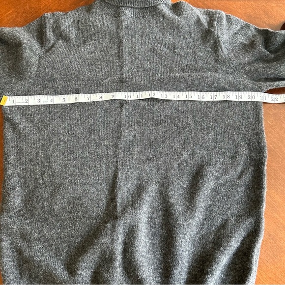 ASOS | Men's Charcoal Rollneck Lambswool Sweater - Picture 7 of 10